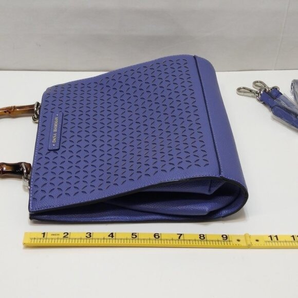 Dana Buchman Purse Faux Bone Cane Top Handle / Detachable Crossbody Strap NWOT - Picture 10 of 12